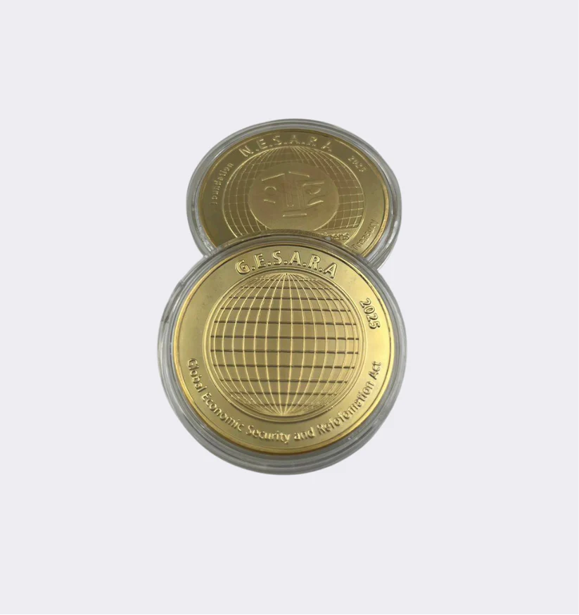 NESARA GESARA PREMIUM EDITION GOLD COIN