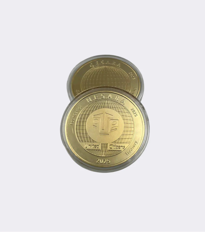 NESARA GESARA PREMIUM EDITION GOLD COIN