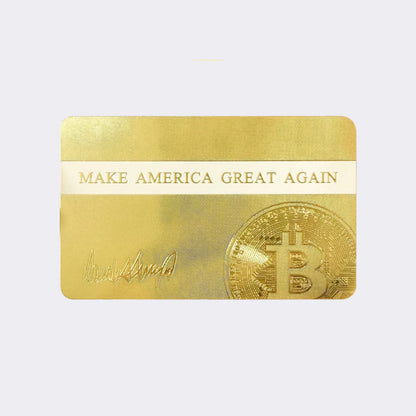 Trump President Gold Card