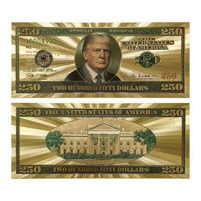 The Official Trump $250 Bucks Bills – Certified